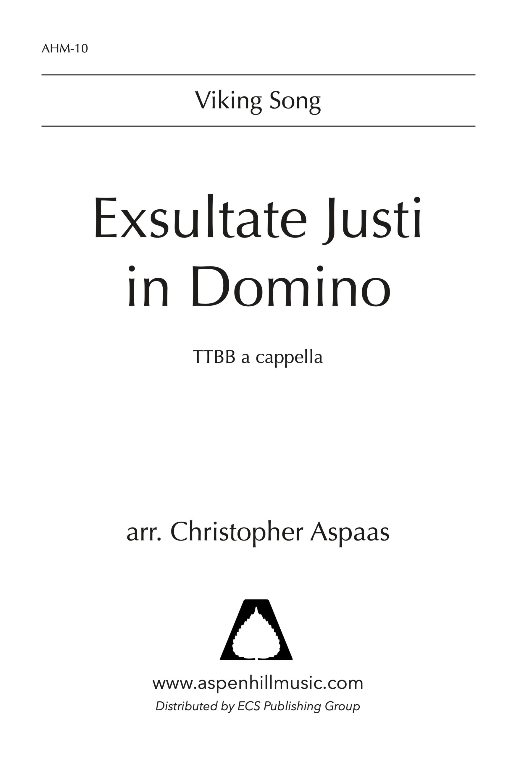 Exsultate Justi
