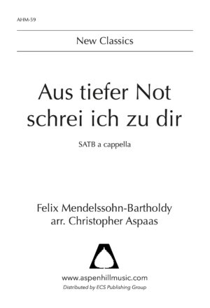 Aus tiefer Not schrei ich zu dir